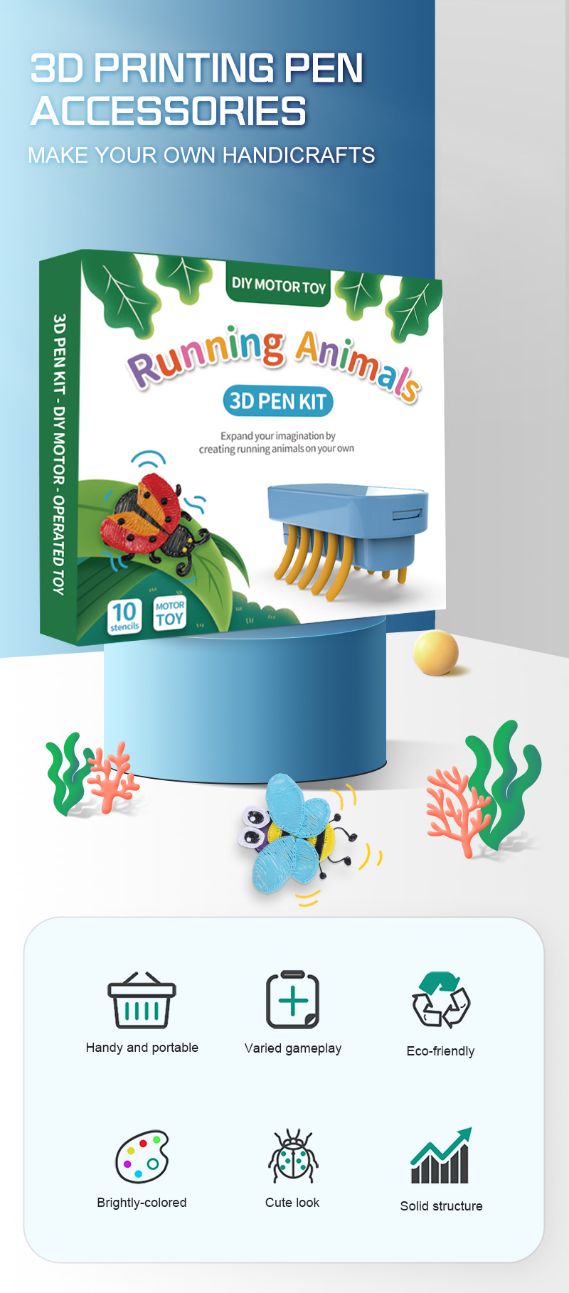 Wholesale Jer 3D Pen Kits- Running animals,Jer 3D Pen Kits